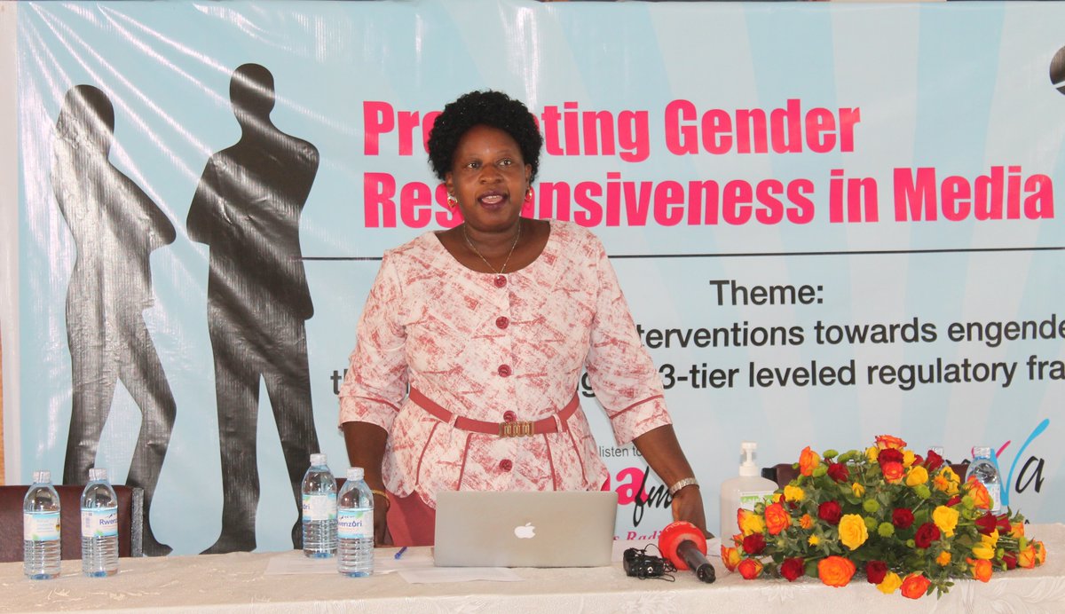 'While we are reporting the conscious of stereotypes we should also look at the fact that society is still gender blind and hence reinforcing the stereotype,' says Dr Florence Ebila of @Mak_SWGS. #Womeninmedia #GenderSensitiveReporting @UCC_Official @Akeda3 @nbstv