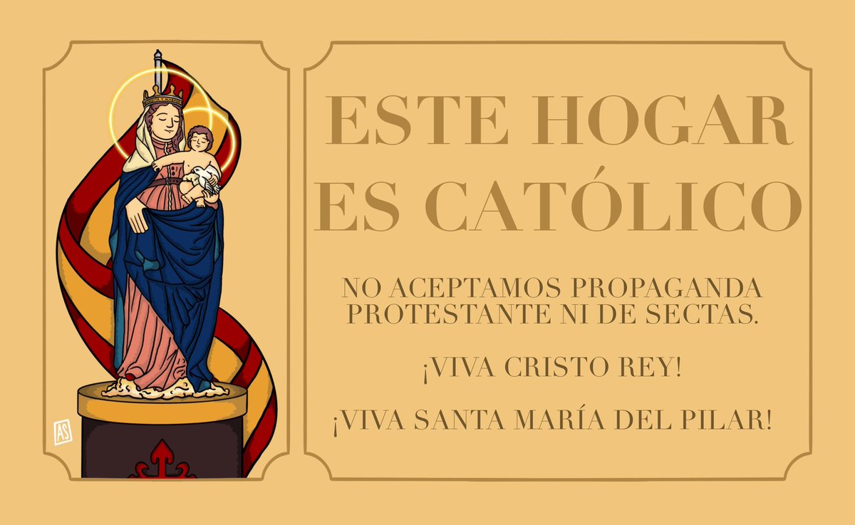 AuctorSalutis's tweet photo. ¡Este hogar es católico! https://t.co/Ps0kCai6A1