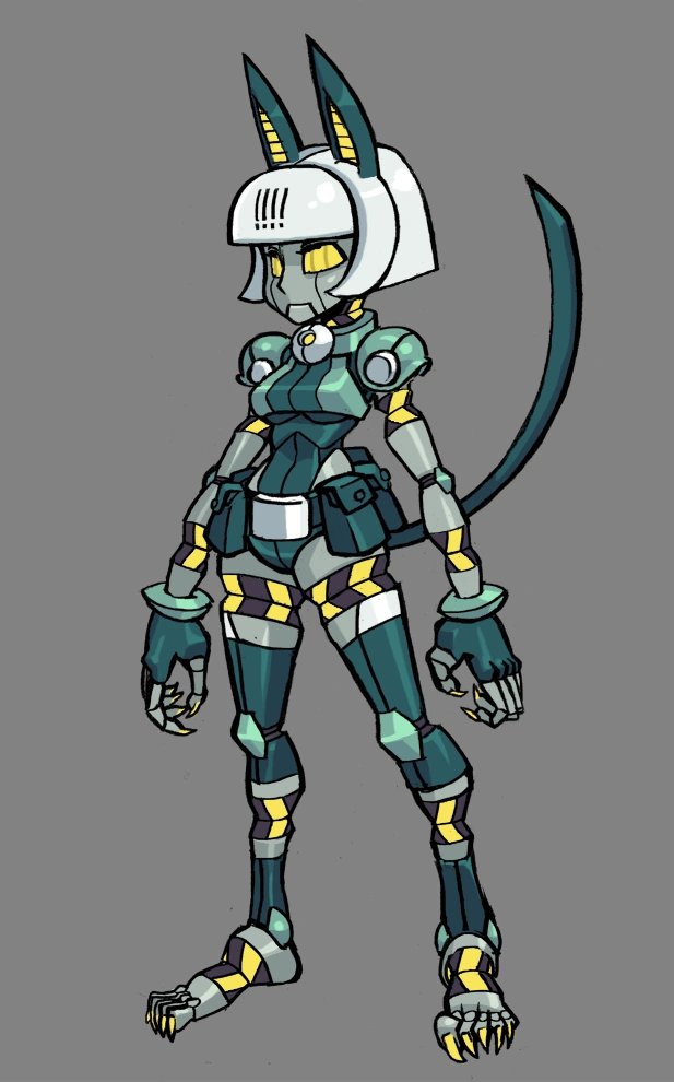 NickOfNames's tweet photo. @skuddbutt Robo-Fortune is literally both a robot girl and a cat girl. A certified robot cat girl that is a perfect mix between the first and second place choices. https://t.co/lxchZtg9W5