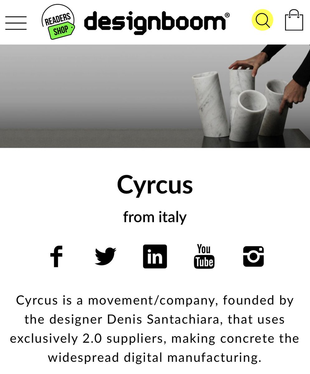 Cyrcus_Design's tweet photo. Now you can also find #cyrcus on @designboomshop ✨ #design #italiandesign
https://t.co/psJ1WUvDZh https://t.co/5eDbdbk7If
