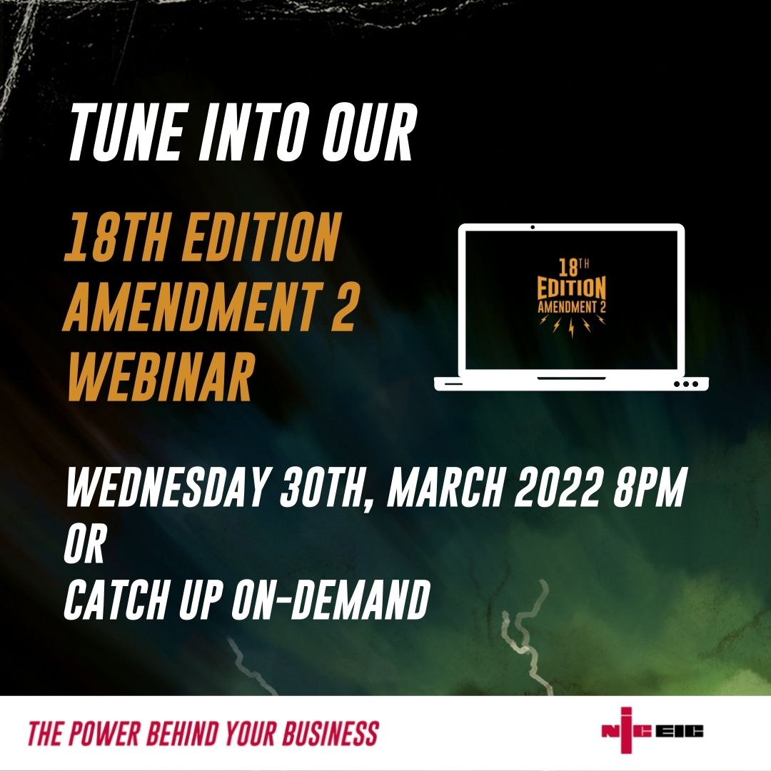 A big thanks to those who tuned into our second amendment to the 18th edition webinar yesterday morning

If you missed it, don't worry there is a second webinar going Live tomorrow evening, Wednesday  30th March at 8 pm.

Sign up now: event.on24.com/wcc/r/3621178/…