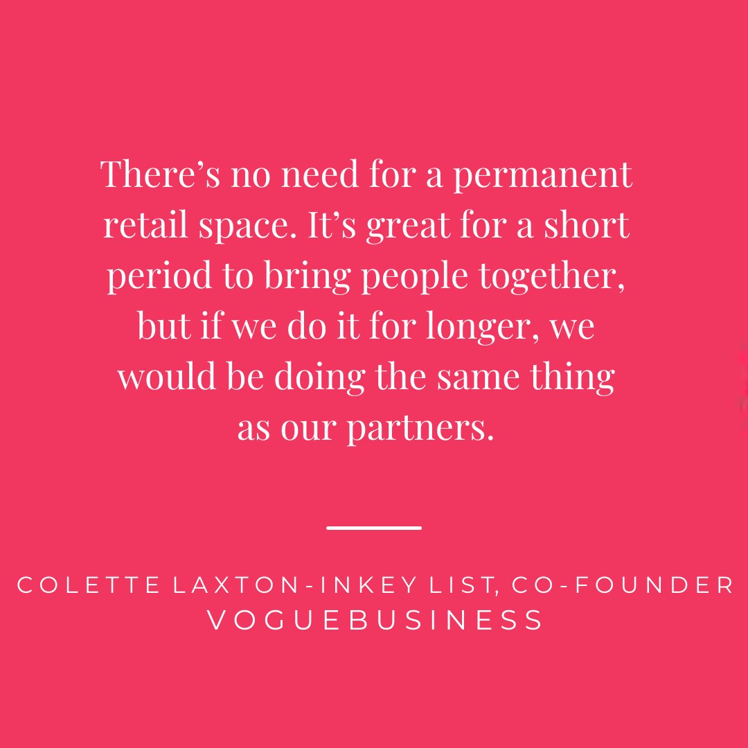 TheRedTreeTRT's tweet image. &quot;The beauty industry is ferocious, and people are constantly bombarded with messages telling them they must do this and buy that.&quot;

Read @voguebusiness&apos;s recent article with @theinkeylist founders on their new pop-up store at: ow.ly/ygTR50Is51Z