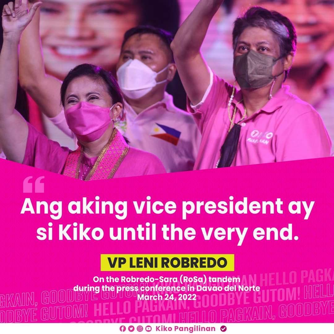 babystepsparrow's tweet photo. @ABSCBNNews Nope! No other tandem except #LeniKikoAllTheWay https://t.co/UqerWroN1l