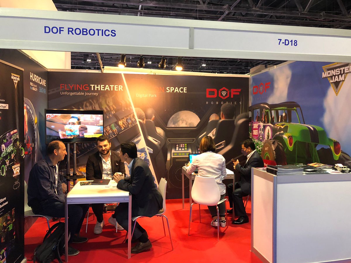 dofrobotics's tweet image. Looking forward to seeing you among us at booth 7-D18

#deal2022 #dof #dofrobotics #missionspace #expo #flyingtheater #hurricane #monsterjam