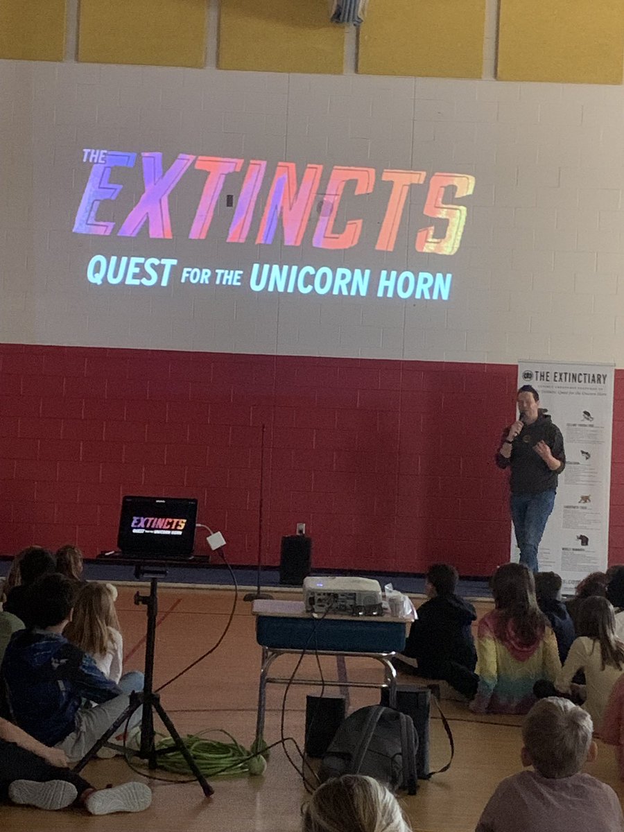 JWMartinSchool's tweet photo. Thank you @unlikelybkstore for selecting Martin School to meet and learn from Author Scott Magoon! What a privilege! Our third, fourth, and fifth graders are excited about reading his new graphic novel! #MartInThisTogether #LoveNorthSchools https://t.co/dZs47OcDJ3