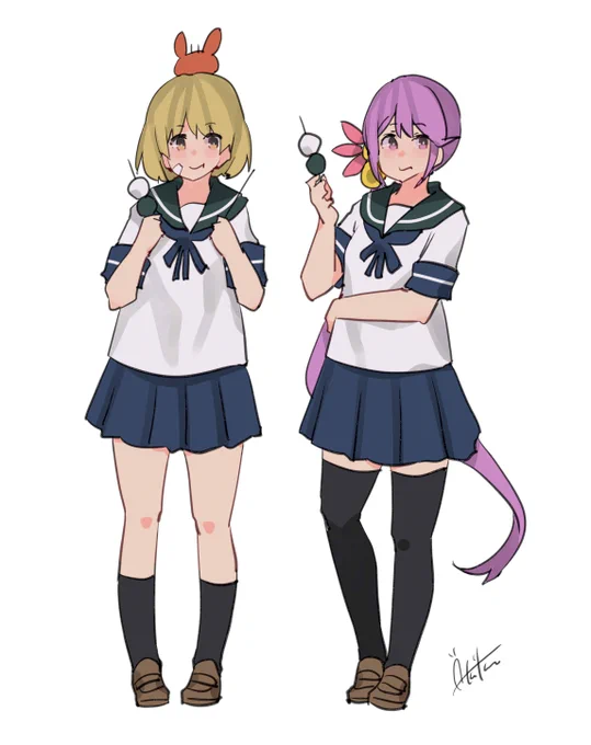 お花見
#艦これ #朧 #曙 #漣 #潮 