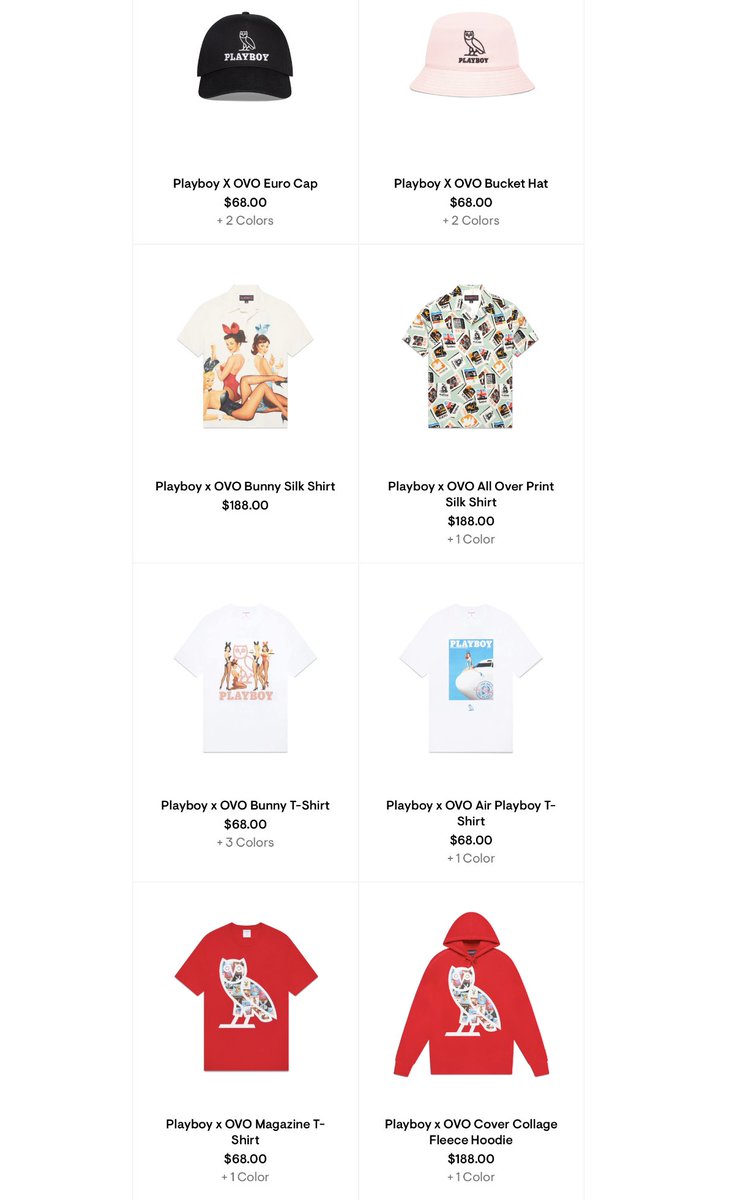 snkr_twitr's tweet photo. OVO x Playboy Collection 

https://t.co/ss2Jnp9B3s

#AD https://t.co/tFaxX3chv7