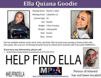 FeliciaBroussa6's tweet photo. Please help find my sister…. Her kids have been patiently waiting her return!!!! https://t.co/a70ngfXysY