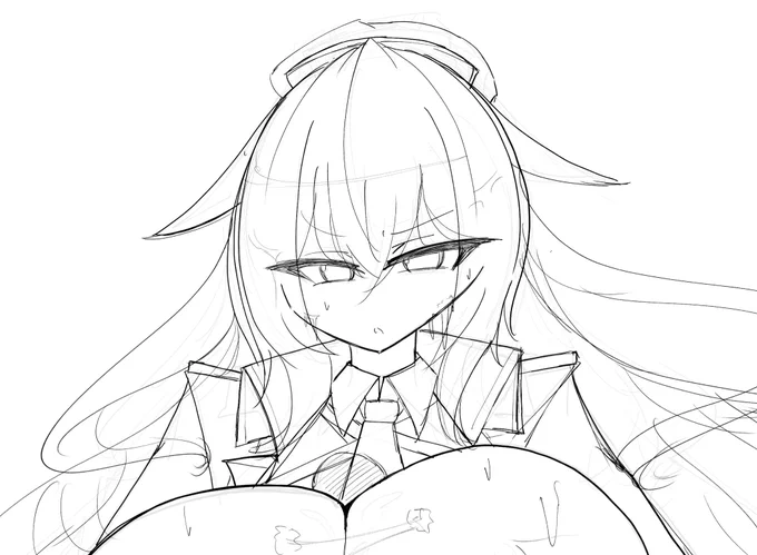 こういった絵を描く時線が細い方が良い様な気がしますね… 