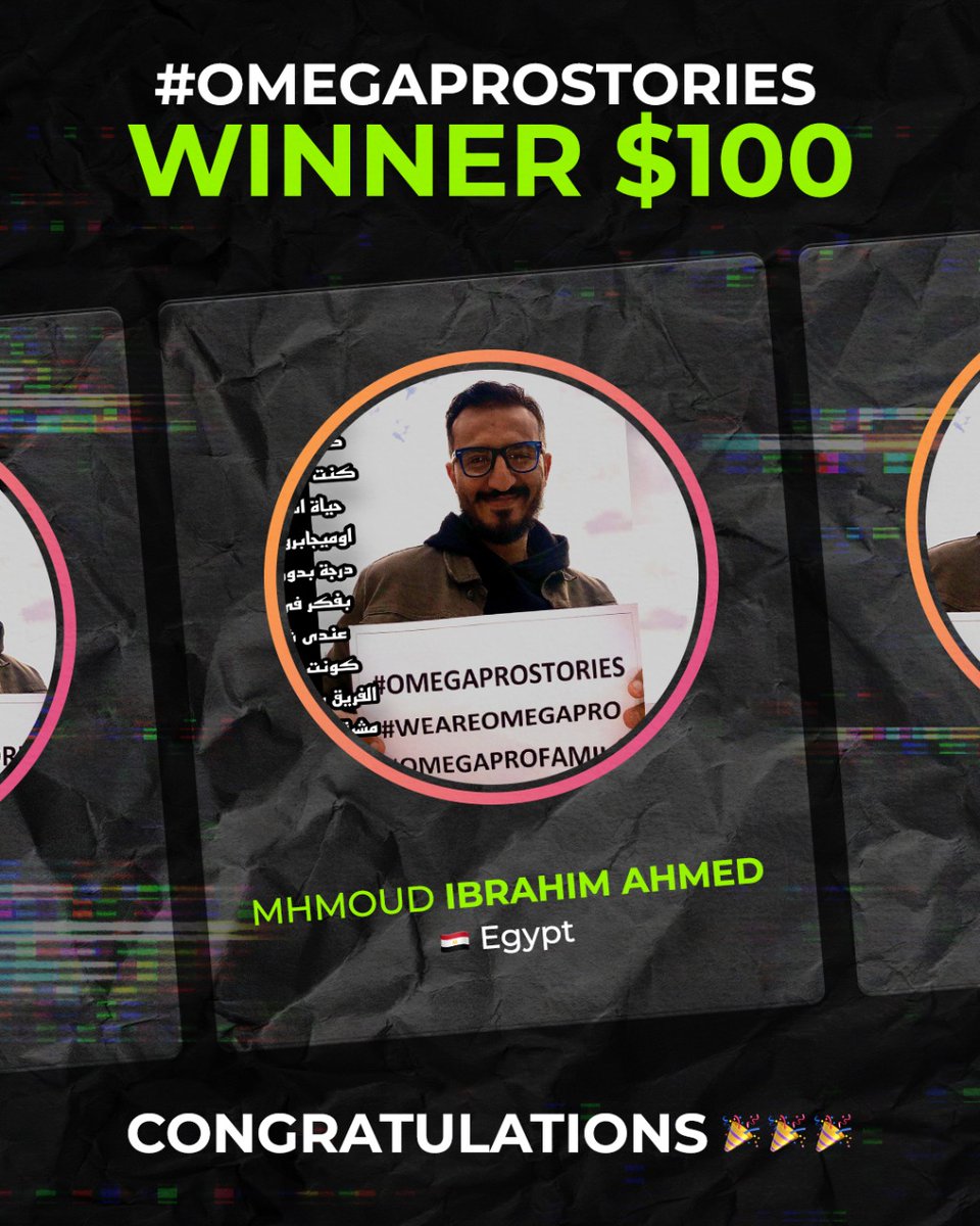 _OmegaPro's tweet photo. 🥳 We are excited to present our fifth winner of the #omegaprostories photography category: Mhmoud Ibrahim Ahmed, from Egypt 🇪🇬🏆
🎈 Mhmoud Ibrahim Ahmed, CONGRATULATIONS and thank you for sharing your #omegaprostrories https://t.co/RFlgeY44j3