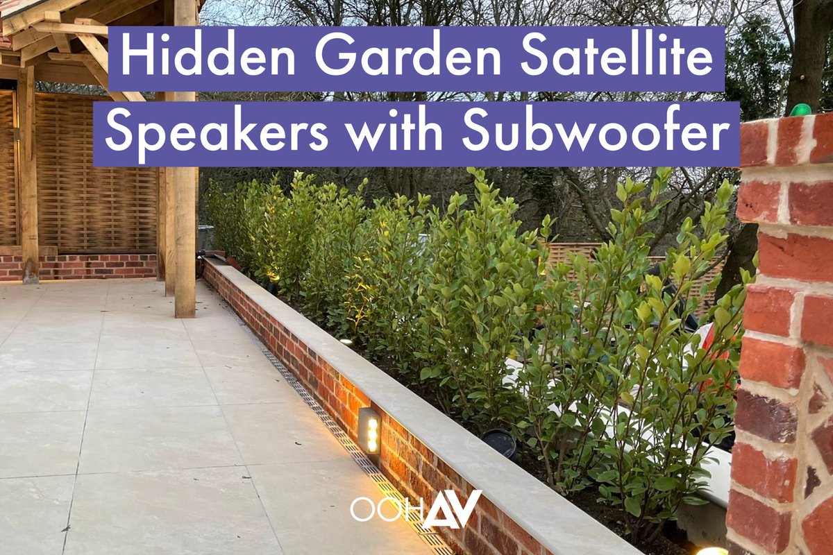 ooh_av's tweet photo. Get your garden ready to party! 

As we move into Spring, it’s time to start planning your garden sound system. 

At @ooh_av we have discreet speaker options available to extend the music from your home into the garden. 

Send us a DM to learn more…

#spring #garden #speakers https://t.co/0flwAuo8c3