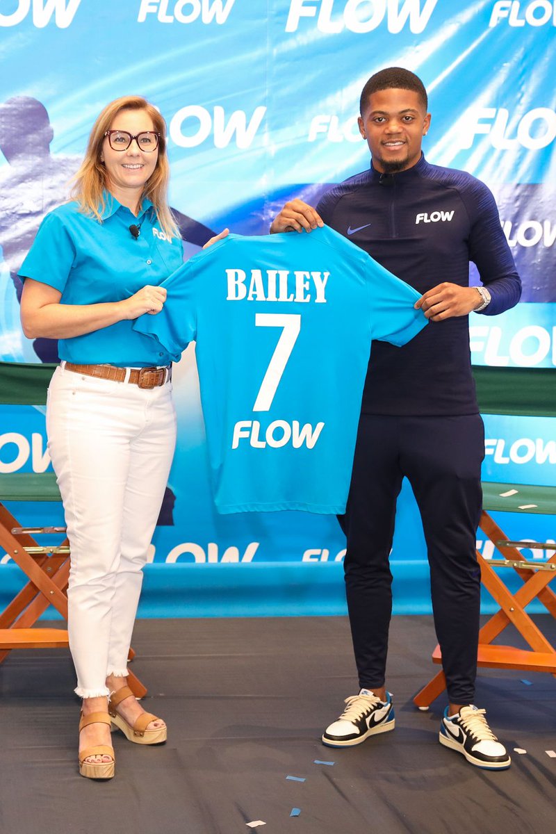 FLOWJamaica's tweet photo. We are happy to welcome @leonbailey to the Flow Family. We are excited about this new partnership and looking forward to an amazing relationship. #WelcomeLeonbailey #FlowAmbassador https://t.co/nbl10uNYH3