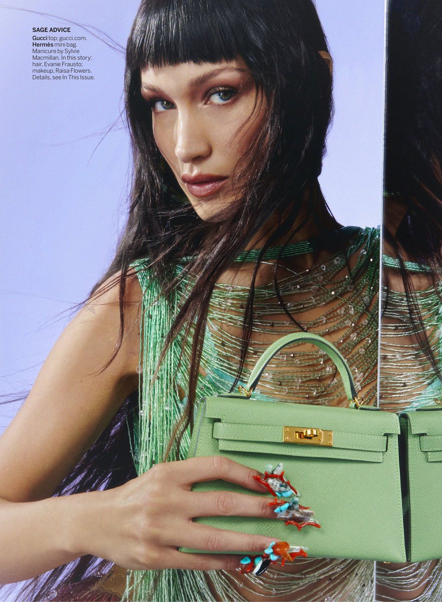 adut akech and bella hadid for vogue us, april ‘22