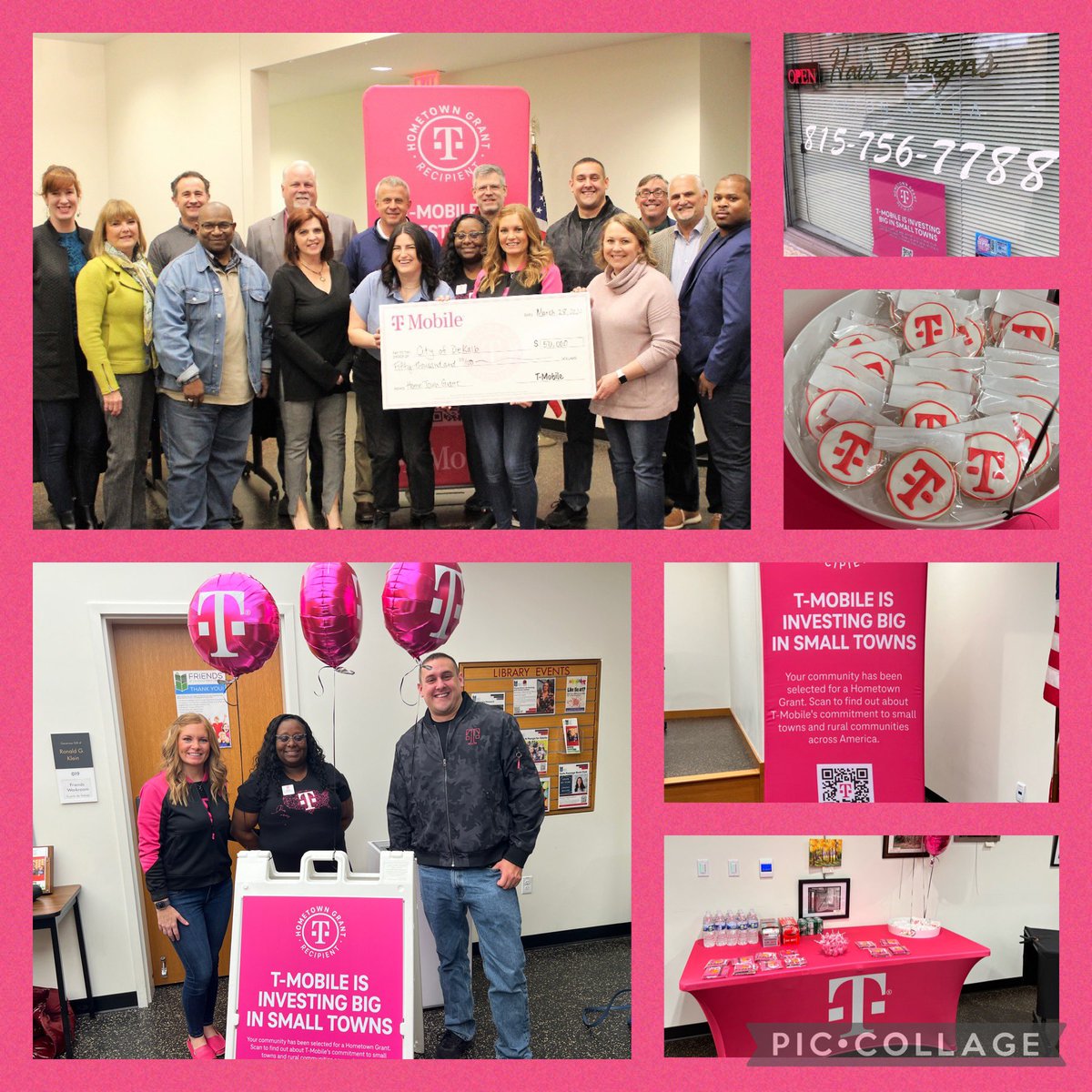 Congratulations again to the <a href="/cityofdekalb_IL/">City of DeKalb, IL</a> for being one of the <a href="/TMobile/">T-Mobile</a> #HomeTownGrants WINNERS! $50k to help their local Arts and Culture projects! 🎉🎊🙌@Dave314Bradley <a href="/pedrobyers1/">Pedro Byers</a>