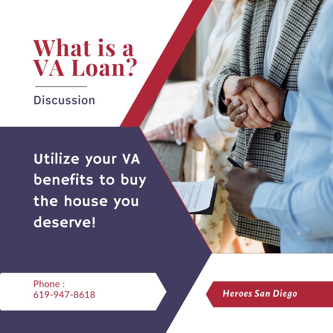 Have YOU heard of a VA Loan and all of its benefits when looking to buy a home? Come talk with one of our amazing representatives at Heroes San Diego at our website heroessandiego.com or go to the link in the bio to learn more!!
.
.
#valoan #realestate