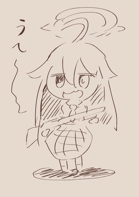 マジで何もみないで描いたホシノです #ブルアカ 