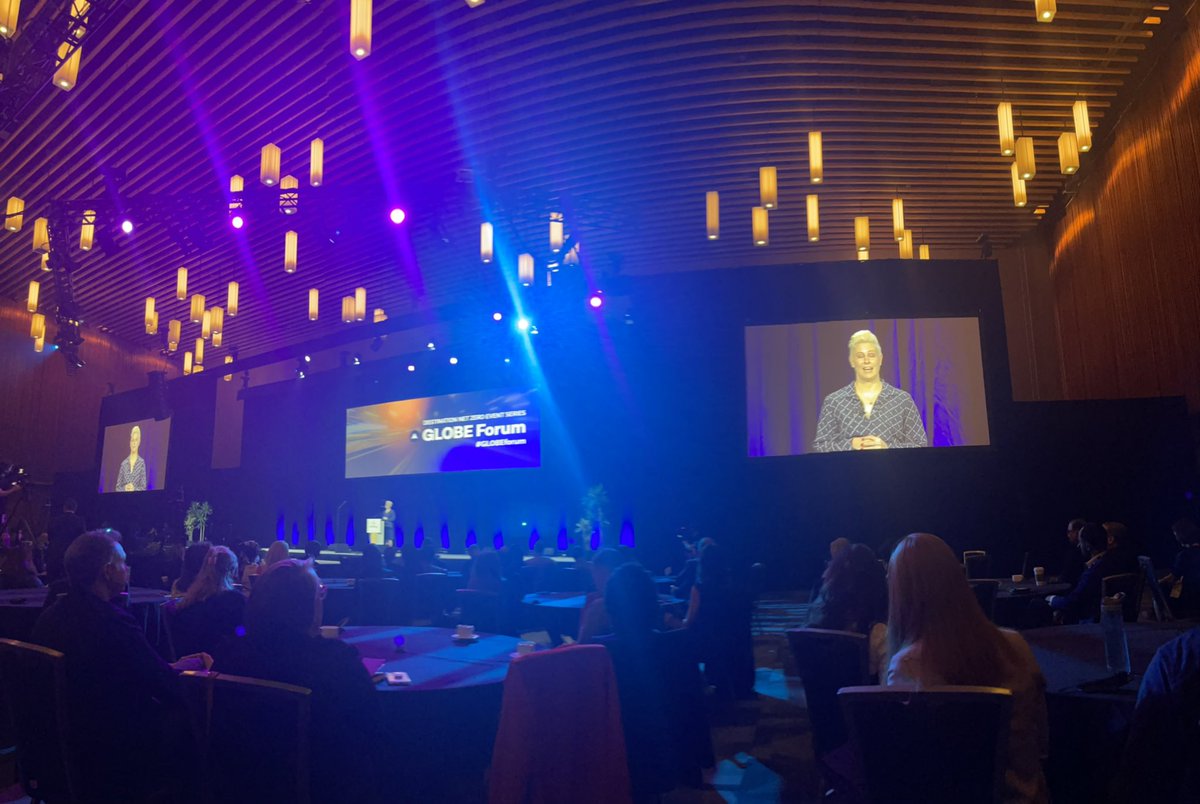 Good morning #GLOBEforum! Let’s see how we’ll together build a more inclusive #netzero future in Canada!