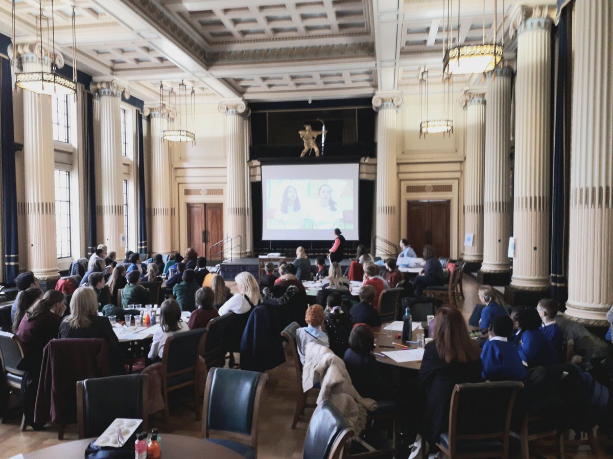 Creative young minds in action at #primaryparliament today, exploring the <a href="/UNICEF_uk/">UNICEF UK</a>  Child Friendly City themes for our Child Friendly Nottingham bid. Nine schools, 35 pupils and expert support from @ShoreMegan <a href="/Rick_Hall/">Rick Hall</a> <a href="/CathyMahmood/">Cathy Mahmood</a> made for a vibrant and illuminating session