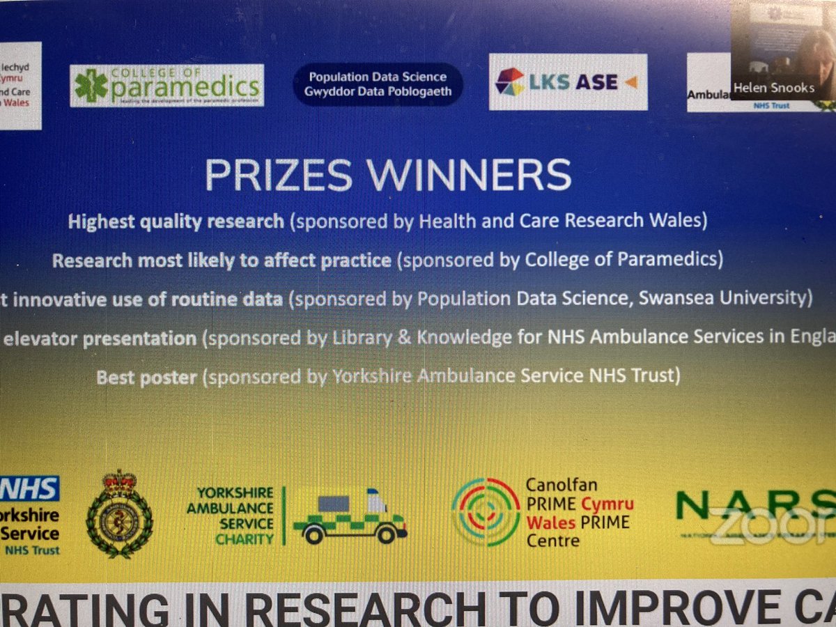 Congratulations @mcclg on your win and @999_Caitlin @DrJuliaWilliams for chairing such interesting study presentations and discussion 👏 to #999EMSRF2022 team