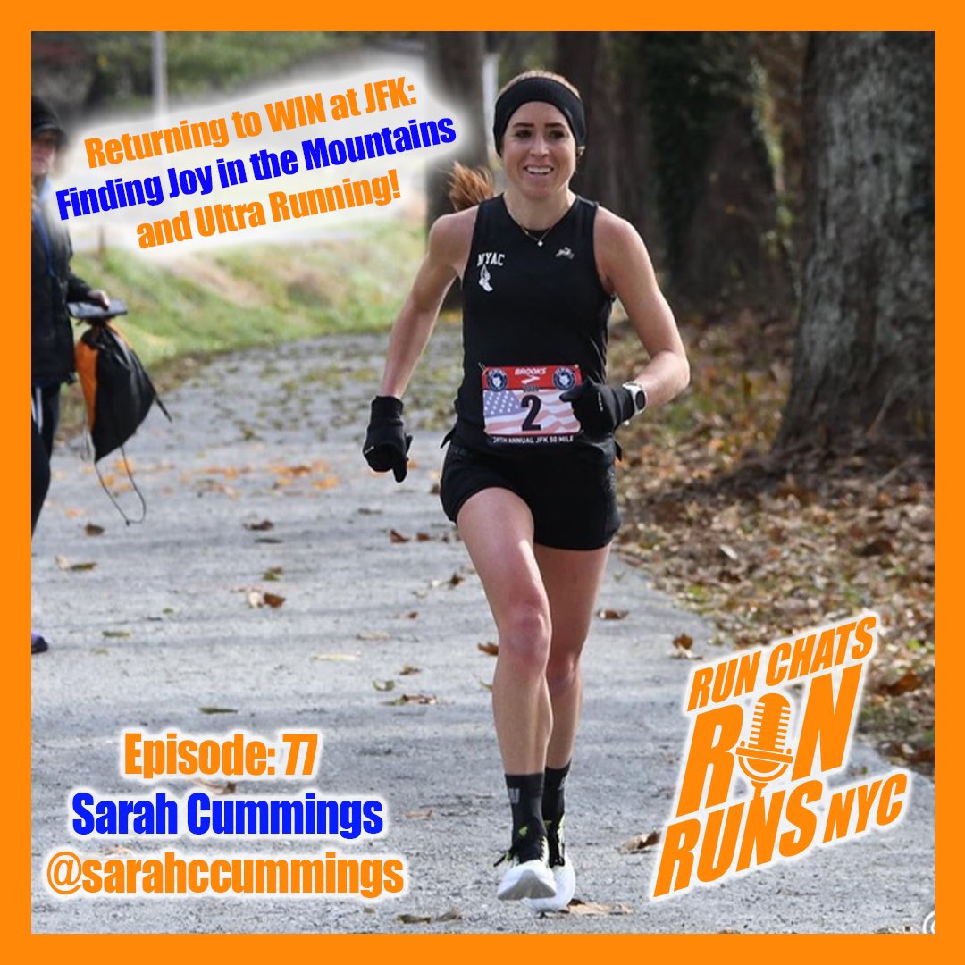Stoked to share a FUN convo with <a href="/sarahccummings/">Sarah Cummings</a> on finding joy &amp; home in the mountains &amp; ultra! Sarah was on fire🔥in 2021 ranked#5 runner by <a href="/UltraRunningMag/">UltraRunning Magazine</a> her signature performance <a href="/jfk50mile/">JFK 50 MILE</a> where she🏆&amp; dropped a 6:18,3rd fastest time in history.🎙pod.fo/e/1159ed