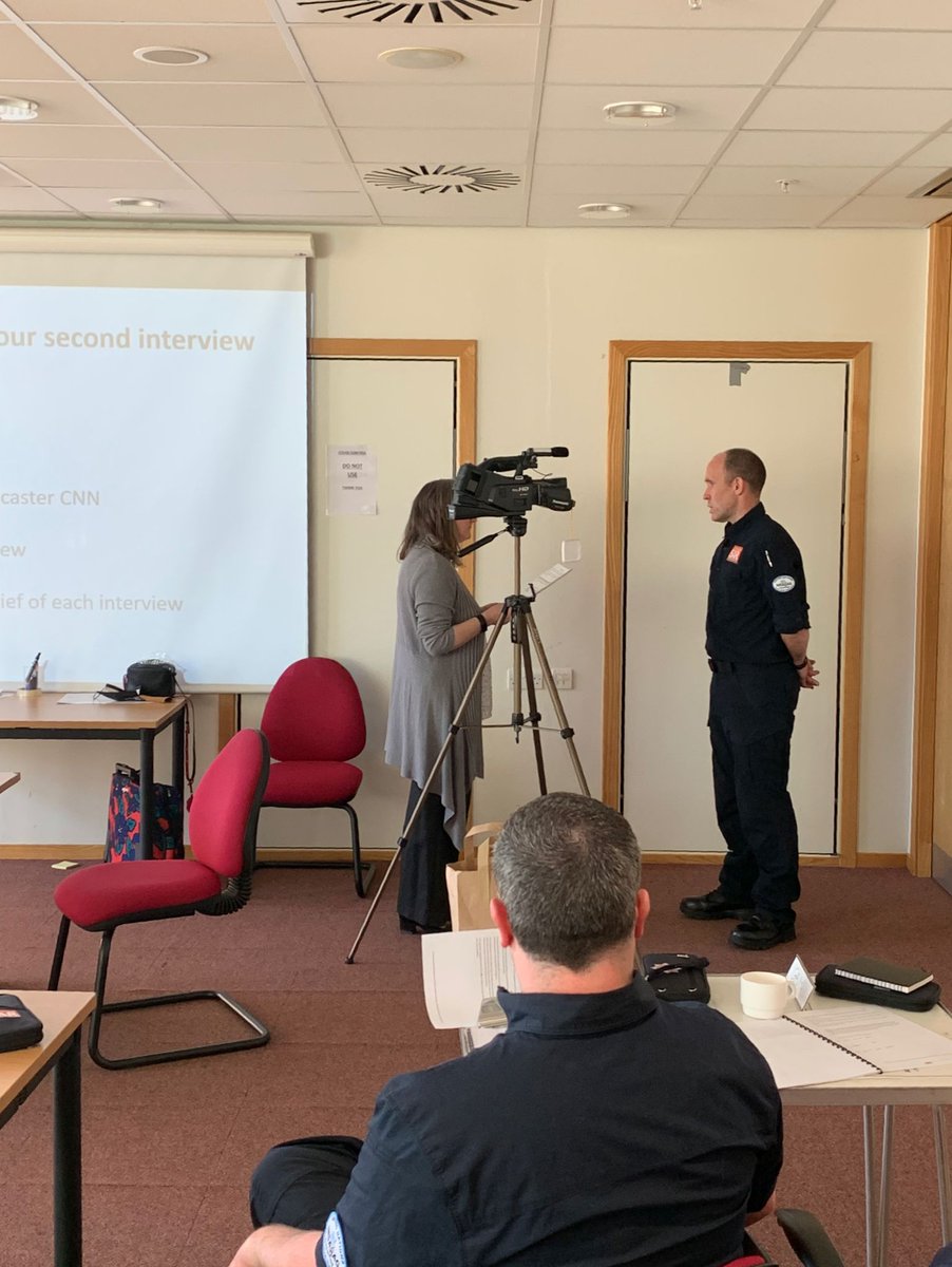 fire_scotISAR's tweet photo. Team members have taken part in a Media Masterclass with Mary Murtagh Media at North Anderson Drive Fire Station @SfrsAber A brilliant days training which has helped prepare our personnel for interviews post deployment. @UK_ISAR_TEAM #learning #media #interviews https://t.co/VSKtepMDbB