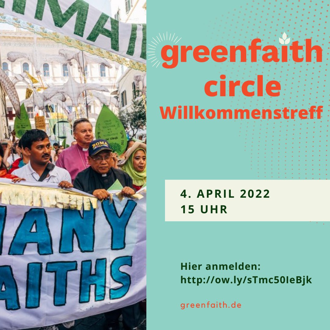 greenfaith_de's tweet photo. In den #GreenFaithCircles wachsen Menschen zu einer vertrauten Gemeinschaft zusammen, lernen voneinander und werden gemeinsam aktiv.
Wie das geht und wie ihr beginnen könnt?
Hier anmelden: https://t.co/jxyHw003w6
#climatejustice #startorganizing https://t.co/TLQCnVuMoT