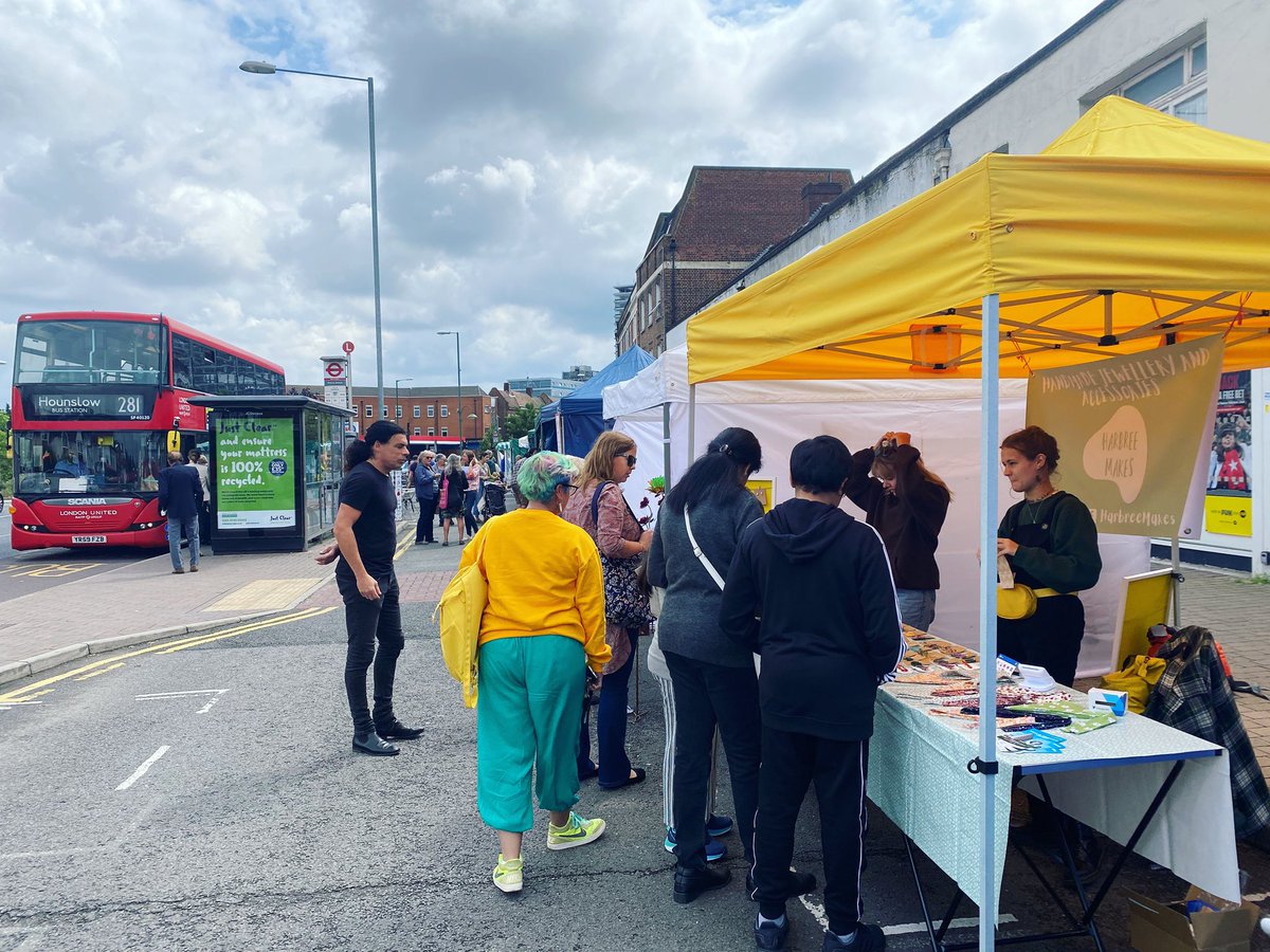 FirstInTolworth's tweet photo. The First in Tolworth market is back again this Sunday 11-3 🛍
Come and celebrate the local with us AND as part of #InternationalDinosaurMonth #TriassicTolworth we have a salt dough dinosaur workshop happening 11am- 2pm. It’ll be CLAWsome! 🦕 🦖 
@LordScroley @communitybrain https://t.co/SeGWtwLiUE