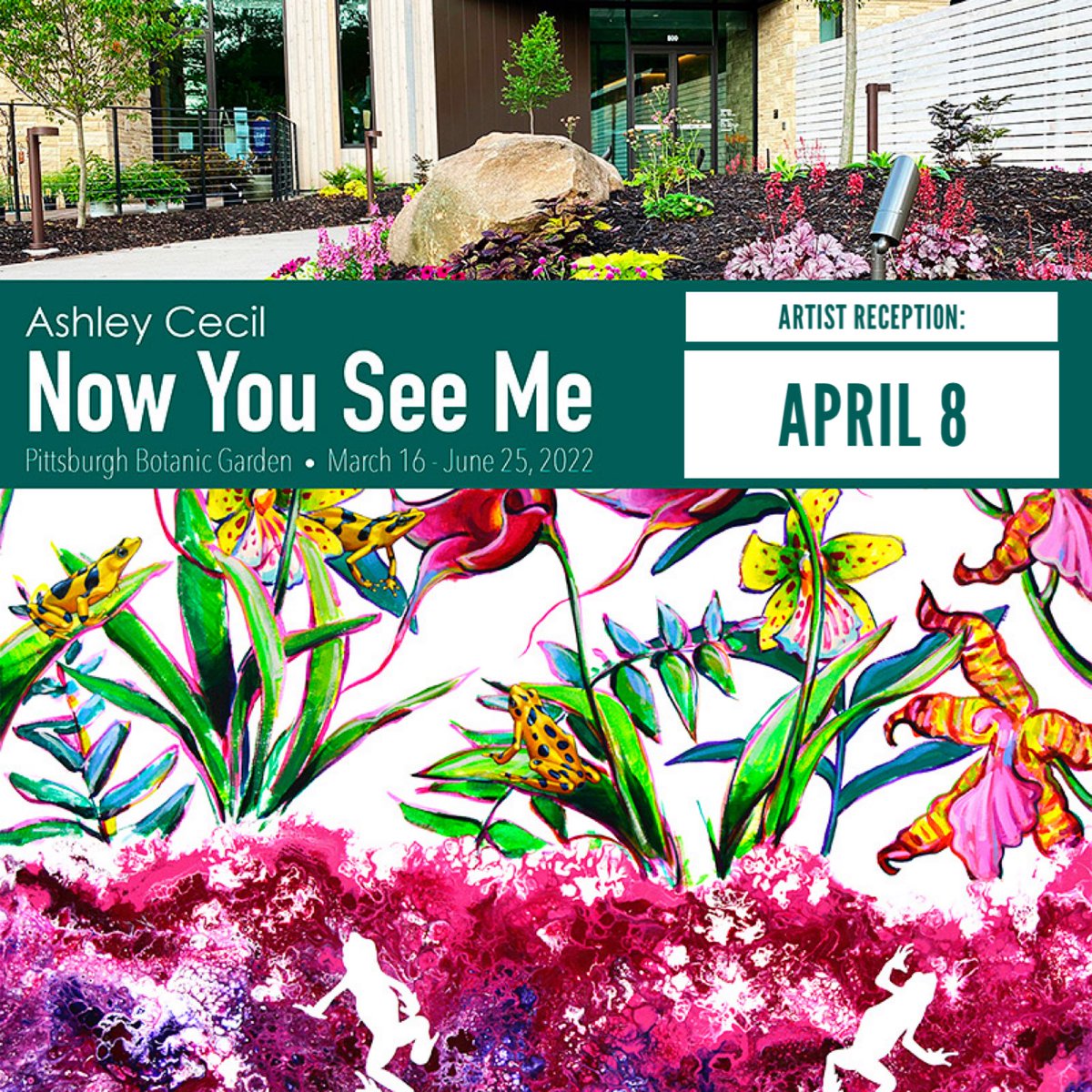 ashleycecil's tweet photo. Join me on 4/8 for an artist reception at @PBGarden where you’ll see this series of artworks inspired by my residency at @RZ_Lab (and more!). Get tickets here - https://t.co/QBEZeACm3c https://t.co/kooA8qmeP7
