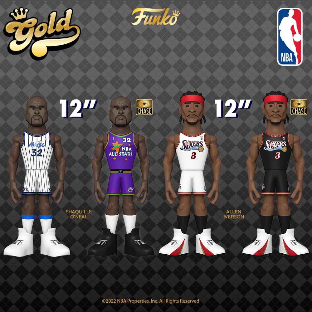 Coming soon: Funko NBA GOLD™ Legends. Pre-order these figures for