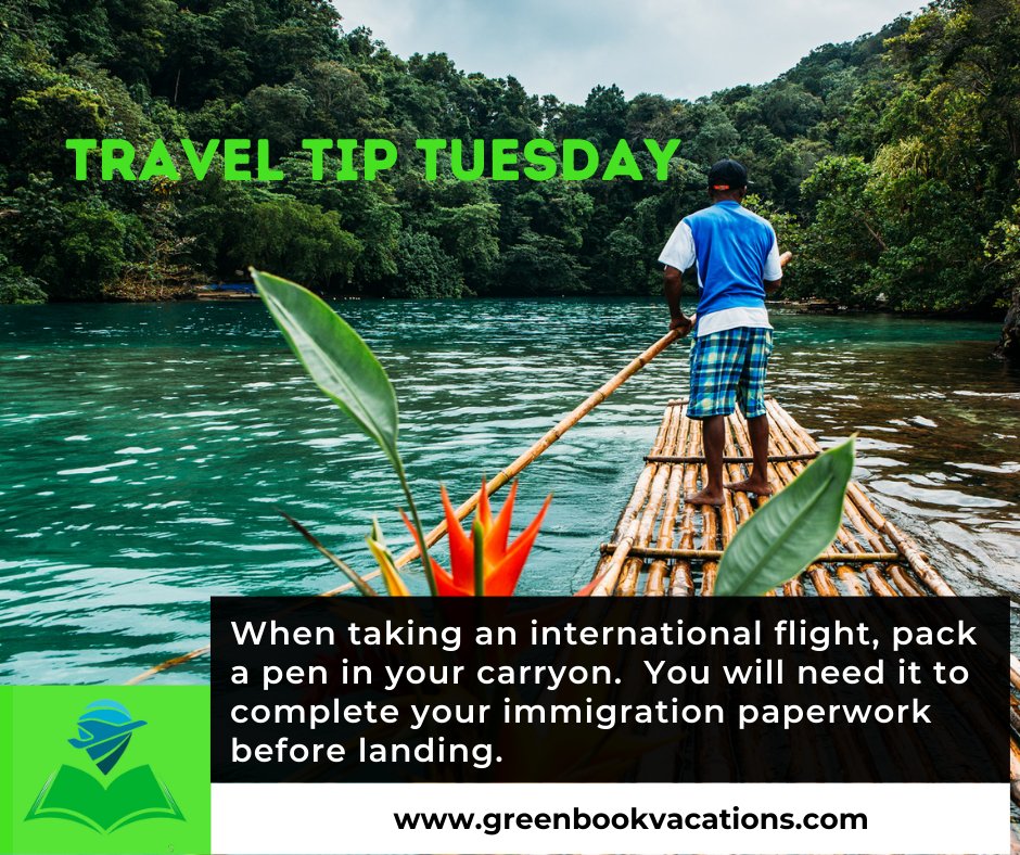 GreenBookVacay's tweet photo. Travel Tip Tuesday 

#travelexpert #traveladvisor #travelconsultant #vacationplanning #travelprofessional
#travelniche #tripdesigner #travelsmarter #travelagenttip #traveltrend #traveltip #greenbookvacations https://t.co/hHoJYVNmXh