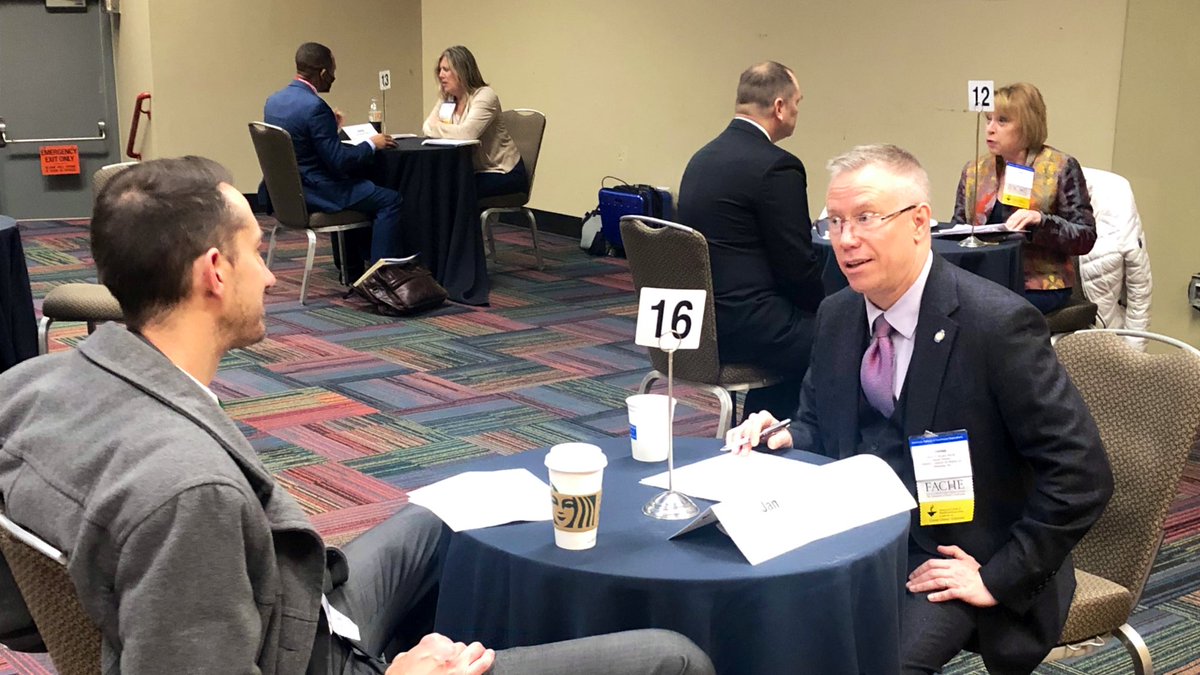 Stop by the Career Resource Center at #ACHECongress for personalized career advice, resume reviews and more! Thank you to the incredible senior-level #healthcare leader volunteers for sharing your sage professional wisdom.