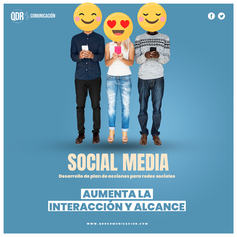 QDRComunicacion's tweet photo. SOCIAL MEDIA

Creamos y gestionamos las redes sociales de tu empresa para mejorar la visibilidad de la empresa, difundir los servicios y captar nuevos clientes a través de la creación de contenidos interesantes y originales.

👉https://t.co/kOSllBfjfg

#socialmedia #madrid https://t.co/tJyZRjwOsb