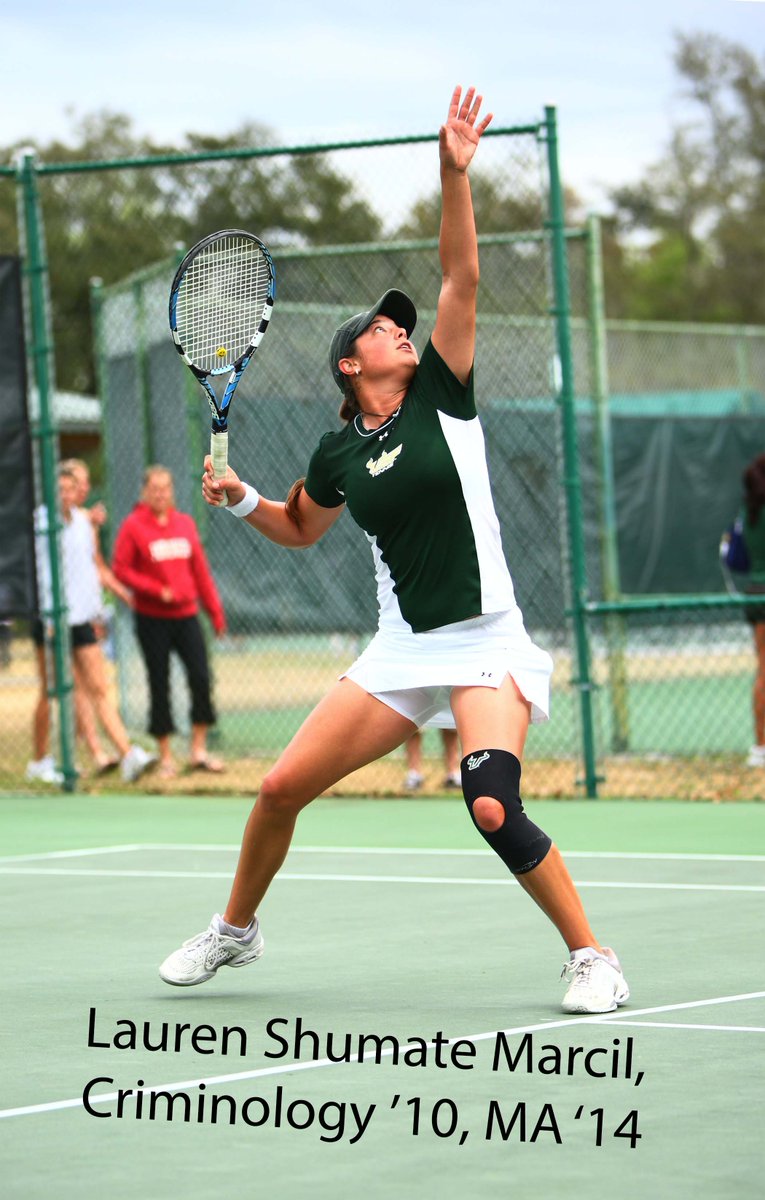 USFalumniAssn's tweet photo. 2022 #USF Outstanding Young Alumna Lauren Shumate Marcil is a world-ranked #tennis professional, #FulbrightScholar and lawyer. Meet her April 7 at the #YoungAlumniAwards. https://t.co/91XuQMvvia #USFBOLD #USFOYAA https://t.co/AVx1vq20ZR