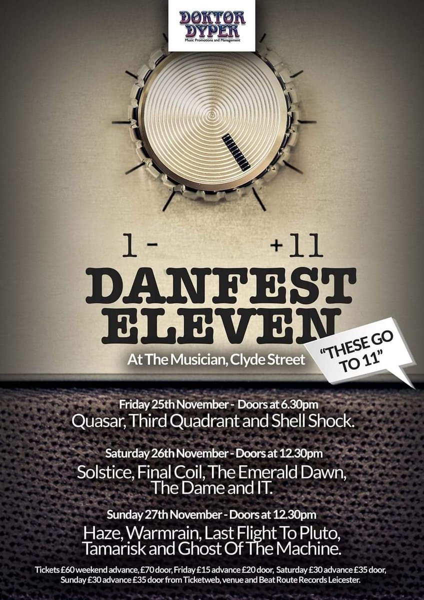 ThirdQuadrant1's tweet photo. Very happy to announce we will be playing at 'Danfest Eleven' 25th November 2022. https://t.co/l2UzNcoaX1