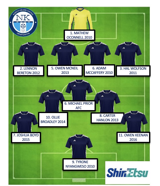 NorthKelvin's tweet photo. TEAM OF THE WEEK | Well done to everyone who made team of the week! Fantastic effort from all our squads over the weekend ⚽️👏🏻

#teamoftheweek #nkunited #nkcity https://t.co/UedWDzlBhe