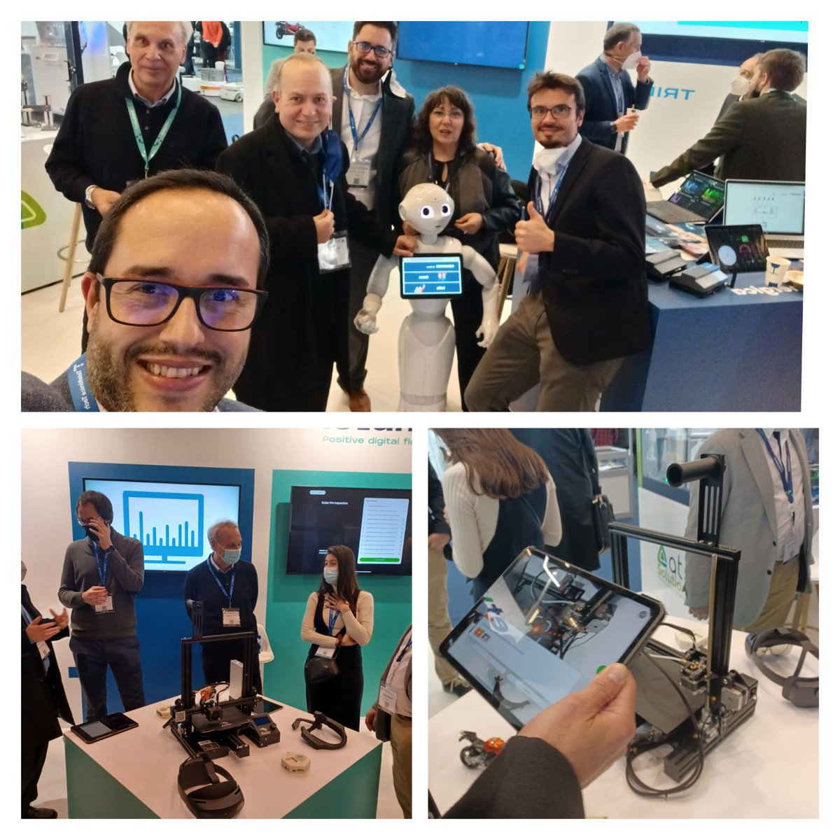 Increible <a href="/inetum_es/">Inetum (en español)</a> en el #AF2022 Advanced Factories 2020. Industria 4.0, Realidad Virtual, IA, intelligence wareflow... y como no nuestro #Pepper del equipo de #innovacion #DigitalPositiveFlow