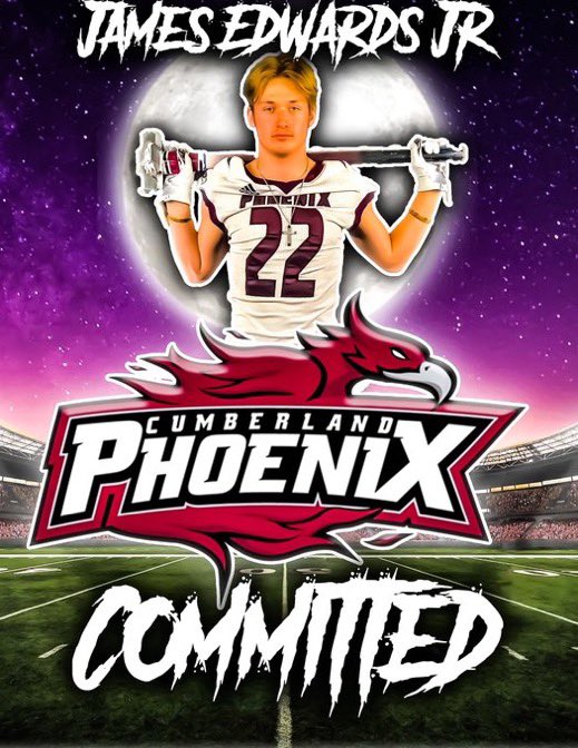 JuniorEdwards22's tweet photo. #AGTG 🖤Thankful for the opportunity to pursue my dream! No better place to spend my next 4 years then   @CumberlandFB to pursue my academic and athletic career‼️ Let’s ride! @Coach_CBarton @CoachHigginson @TimMathisCU @VoiceOfCatsTN @GreenbrierFB @Recruit_Edits https://t.co/sNDfGUbyyK
