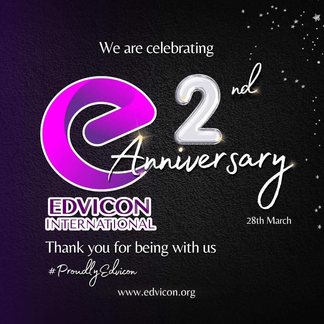EdviconEdu's tweet photo. Happy Anniversary Edvicon International!

Our organization has been in functioning for two years, with the aim of improving the quality of education that students receive. We, as one Edvicon family, want to express our gratitude to all of our former members. https://t.co/bHNSBaVoRo