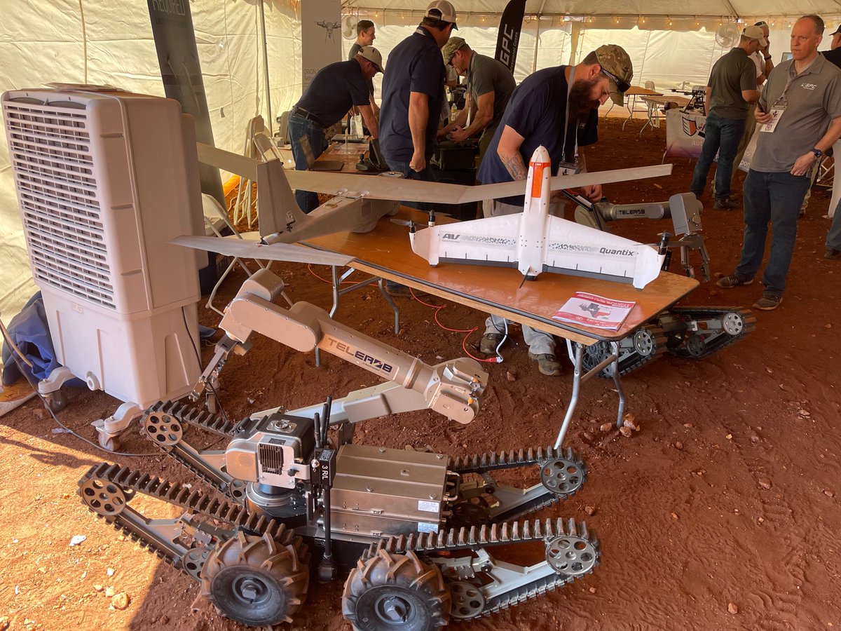 aerovironment's tweet image. #AeroVironment is showcasing our UGVs and UAS at the Texas Public Safety Robotics Summit 2022. #txpsrobots