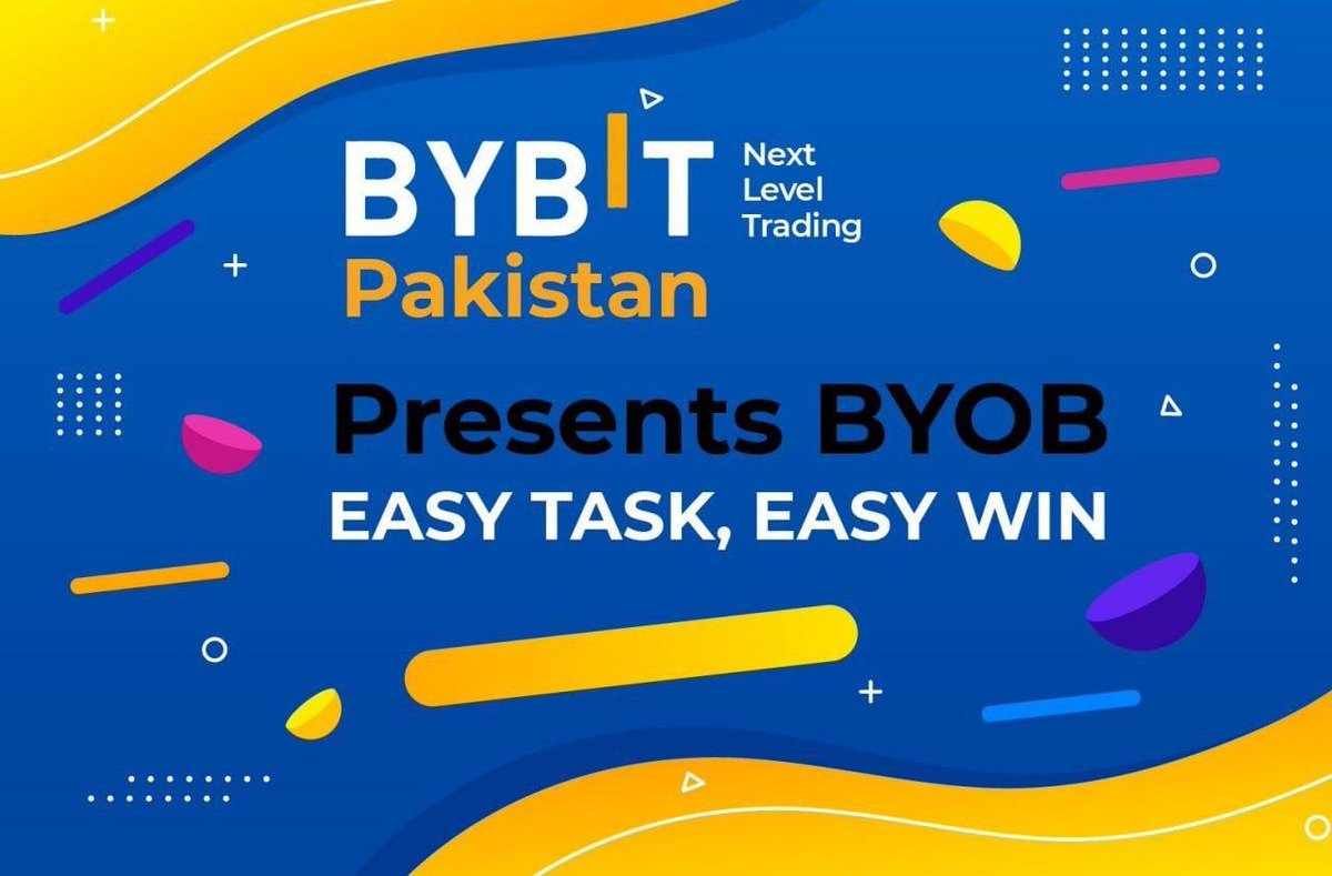 Maxejee's tweet photo. Bybit Pakistan community is really pleased to announce BYOB- "BRING YOUR OWN BUDDIES"β Invite your Friends to win Awesome Prizes together πππ
#ByBit #BYOB Pakistan Community event #bybitpakistan
https://t.co/8uWd3OYtgy https://t.co/zXzK5Xryan