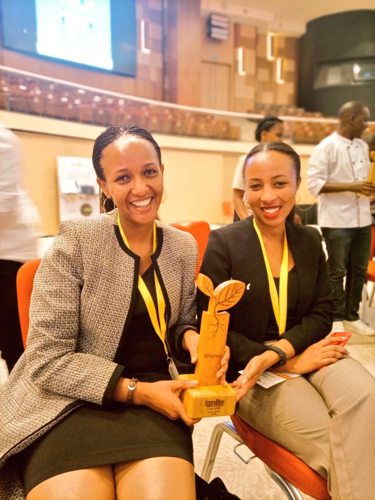 AflaKiosk's tweet photo. Ladies and gentlemen we're excited to announce that we won the #ignitefoodsystems challenge! Here are some recap photos of the #pitch day! https://t.co/fQR5hXrziC