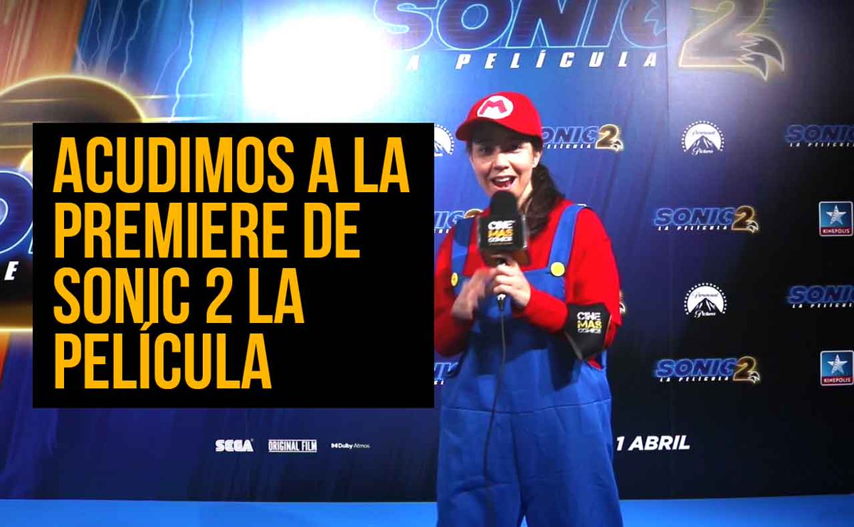 Cinemascomics's tweet photo. En cinemascomics entrevistamos a @LeonPicaron @Frank_Blanco entre otr@s en la premiere de #SonicMovie2 organizada por @paramount_spain Podéis ver el vídeo completo en este enlace >> https://t.co/EkV9i7rQvY https://t.co/Xszq7Cqvs9