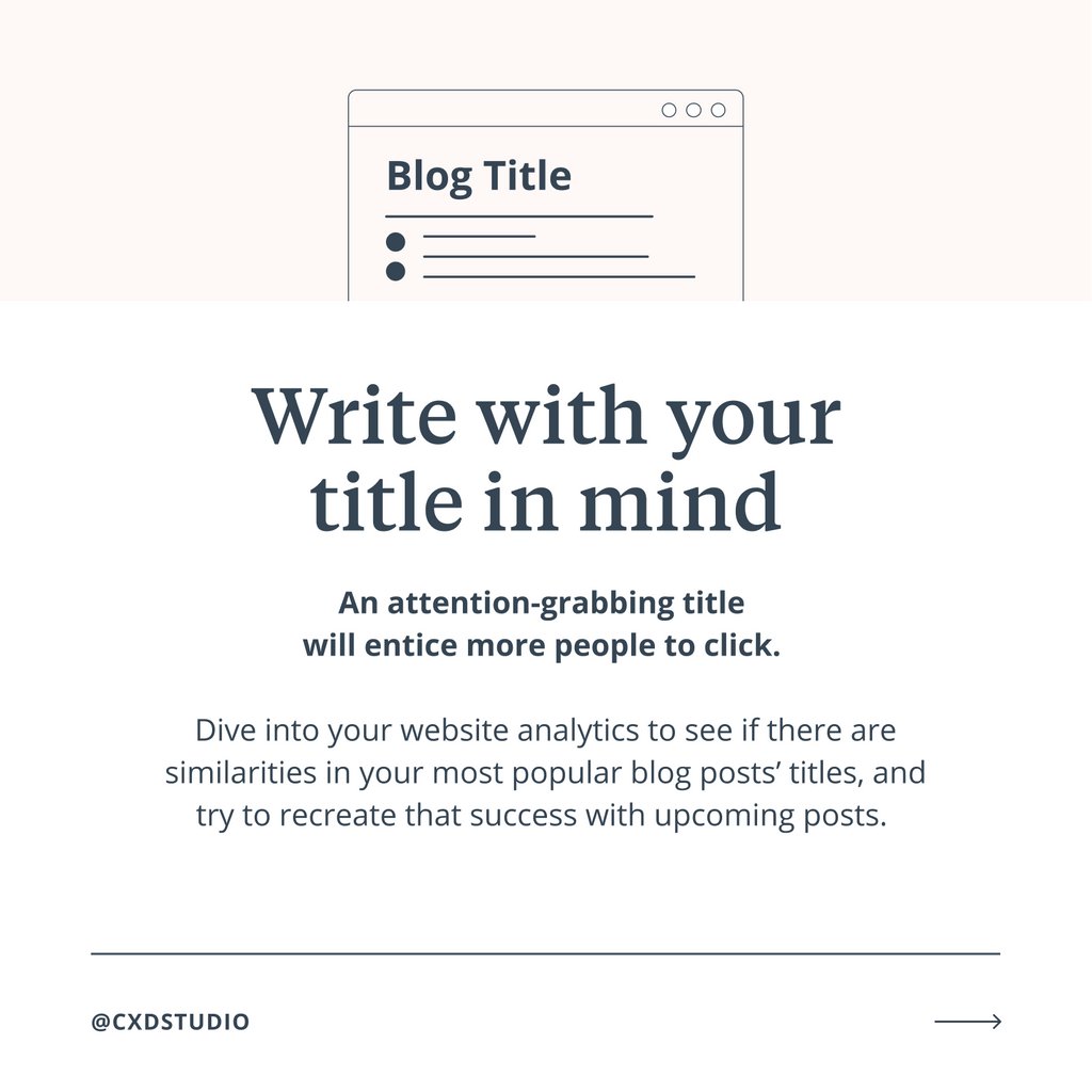 cxdstudio's tweet photo. Building your blog readership can take time, but there are a lot of ways you can increase traffic on your blogs organically, starting with keywords. https://t.co/Y0HKpKwMgK