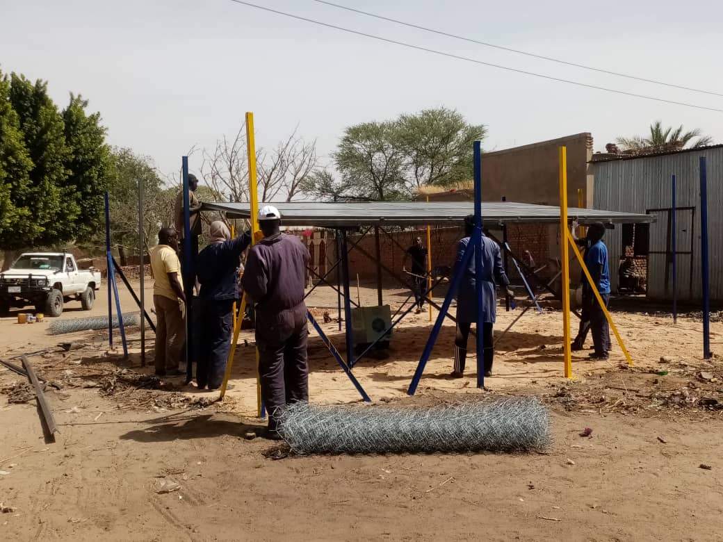 ZavodKROG's tweet photo. In order to enable the people of South Darfur to live a healthy and dignified life, together with the Hope, we are arranging access to drinking water by installing solar water pumps. The #project is supported by @MZZRS #cooperationdevelopment #Agenda2030 https://t.co/XTGXfhzb0r