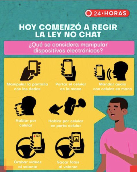 aes_prt's tweet photo. #Atentos Empezó a regir la nueva #LeyNoChat @conaset https://t.co/aAg1BJPIhc