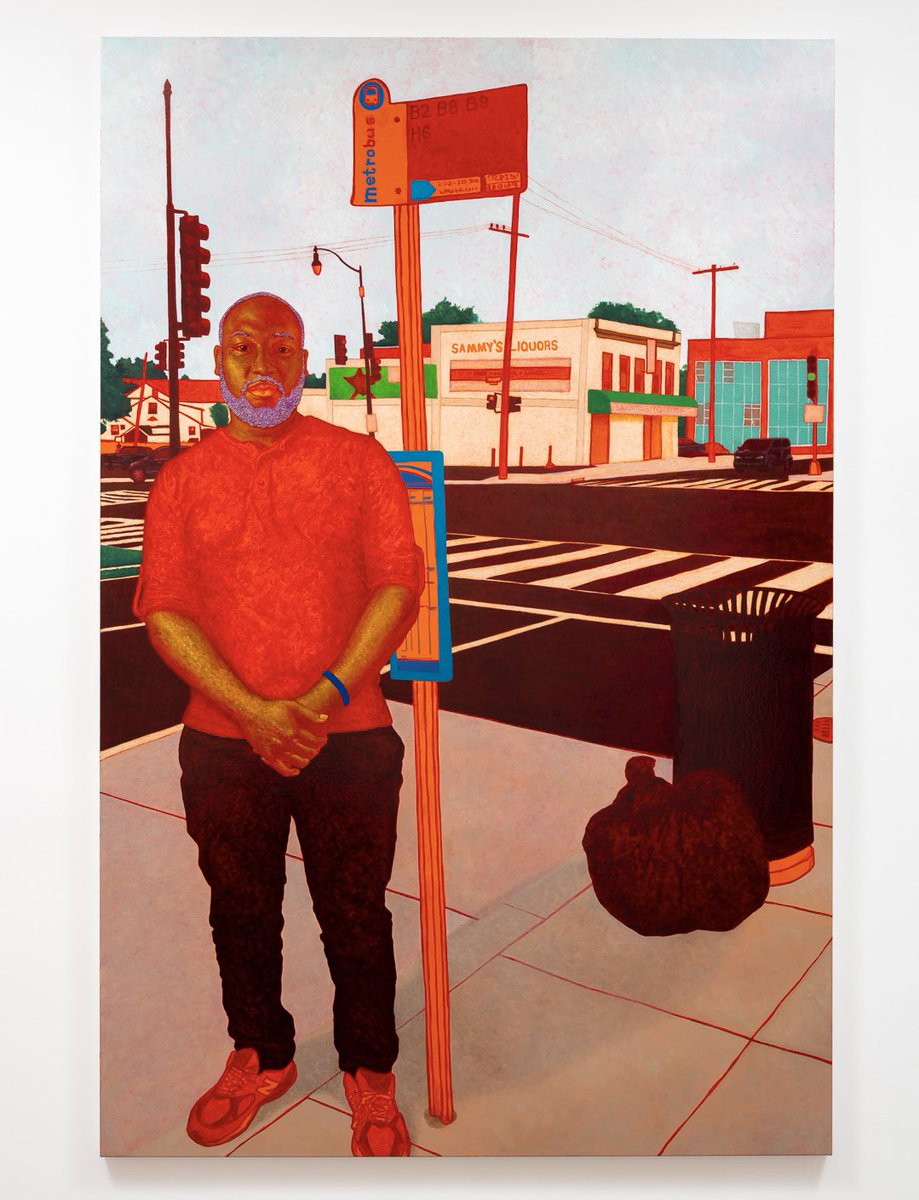 What’s Life Without Scars (I Wear My Heart on My Sleeve and Be Tough When I Have To), 2021, Oil, Acrylic, &amp; Glitter on Canvas, 91.5 x 60 in
•••••
On view at <a href="/ICAinBOSTON/">ICA/Boston</a> Mar 30-Sept 5, in ‘A Place for Me: Figurative Painting Now’
•••••
#ArcmanoroNiles #ICABoston