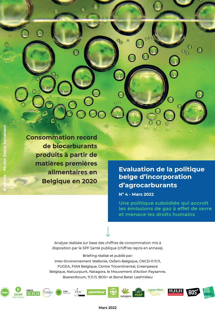 En réponse à notre récent rapport sur #biocarburants la ministre <a href="/KhattabiZakia/">Zakia Khattabi</a> souhaite mettre fin aux biocarburants 1ère génération. BRAVO!
Nous attendons mnt des actions concrètes du #begov <a href="/alexanderdecroo/">Alexander De Croo 🇺🇳</a> <a href="/TinneVdS/">Tinne Van der Straeten</a>