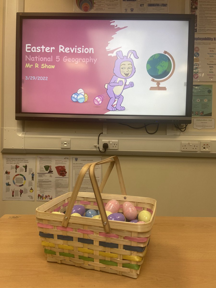 social_sahs's tweet photo. S4 Geographers took part in an Easter Egg challenge today. Every egg had a different series of challenging exam style questions. They then worked together to make their answers even better
#eggcellentwork #revision #clearlyeggstatic #wewontbebeaten #geography @StAndrewsHS https://t.co/9bqy5SzDa2