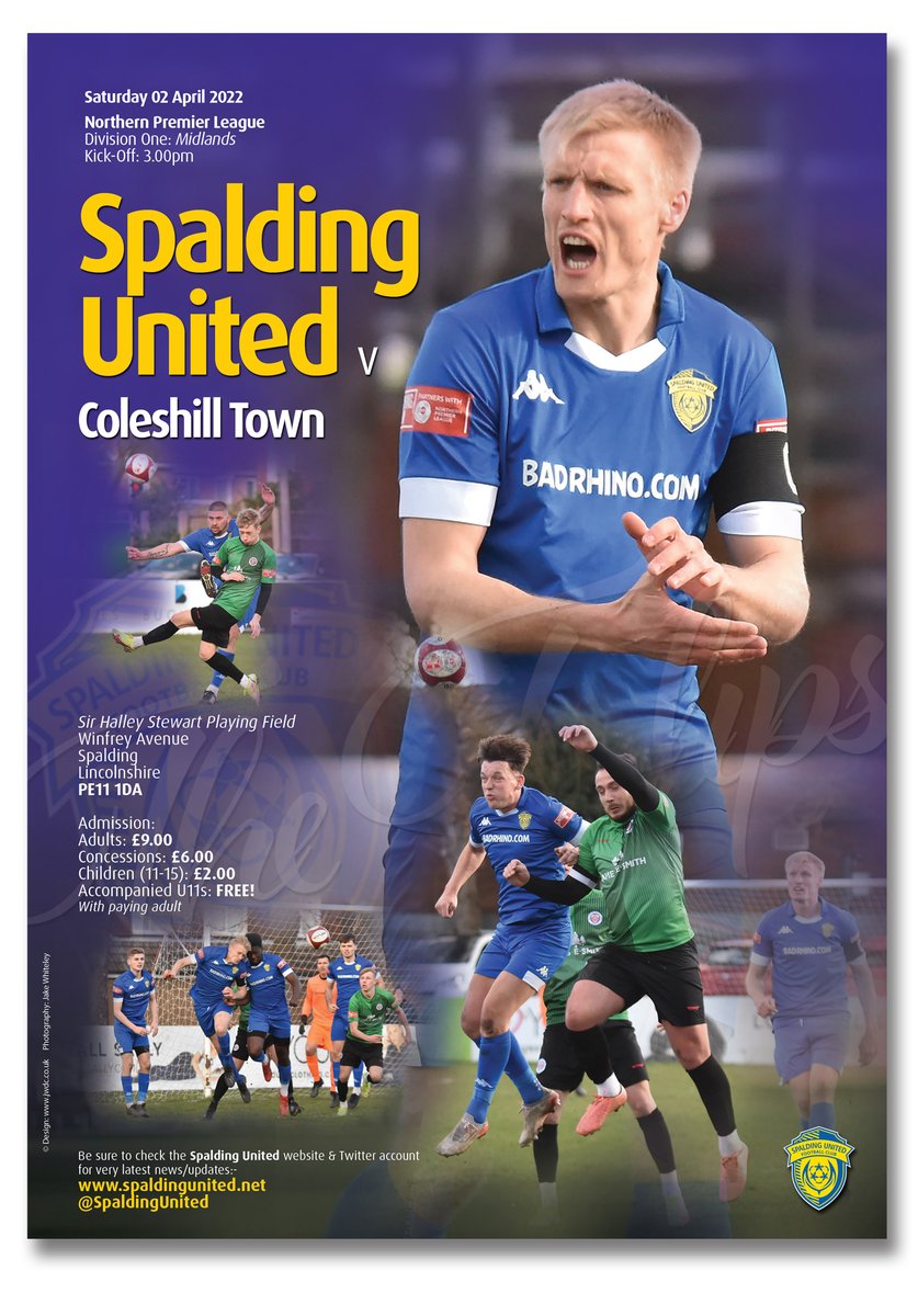 thejakewhiteley's tweet photo. Memory of back-to-back 1-0 defeats is a thing the #Tulips will be looking to erase this coming Sat 2/4 when @SpaldingUnited host @coleshilltownfc in #NPLMidlands action at #SirHalleyStewartField: KO 3.00pm!...
@Andrew_Clucas @GreggSmith10 @liammarshall17 @duggan895 @ItsMeGreeny5 https://t.co/Ln5JaOtjsJ
