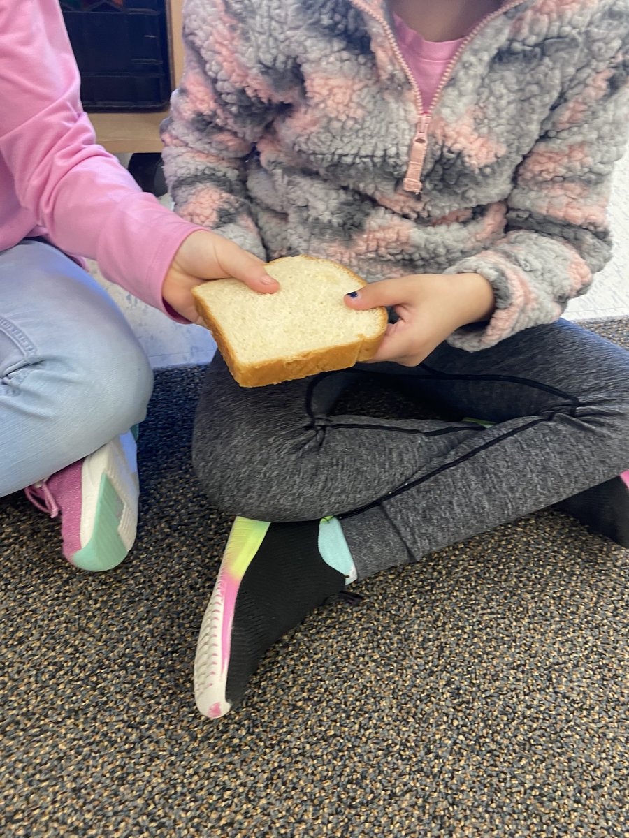 Shnevia's tweet photo. Germ experiment is underway. How will our bread look in a few weeks?
#kindergartenexperiments @TVDSBKinder @trudeaufi @MmeVerberne https://t.co/KjCqmg3fin